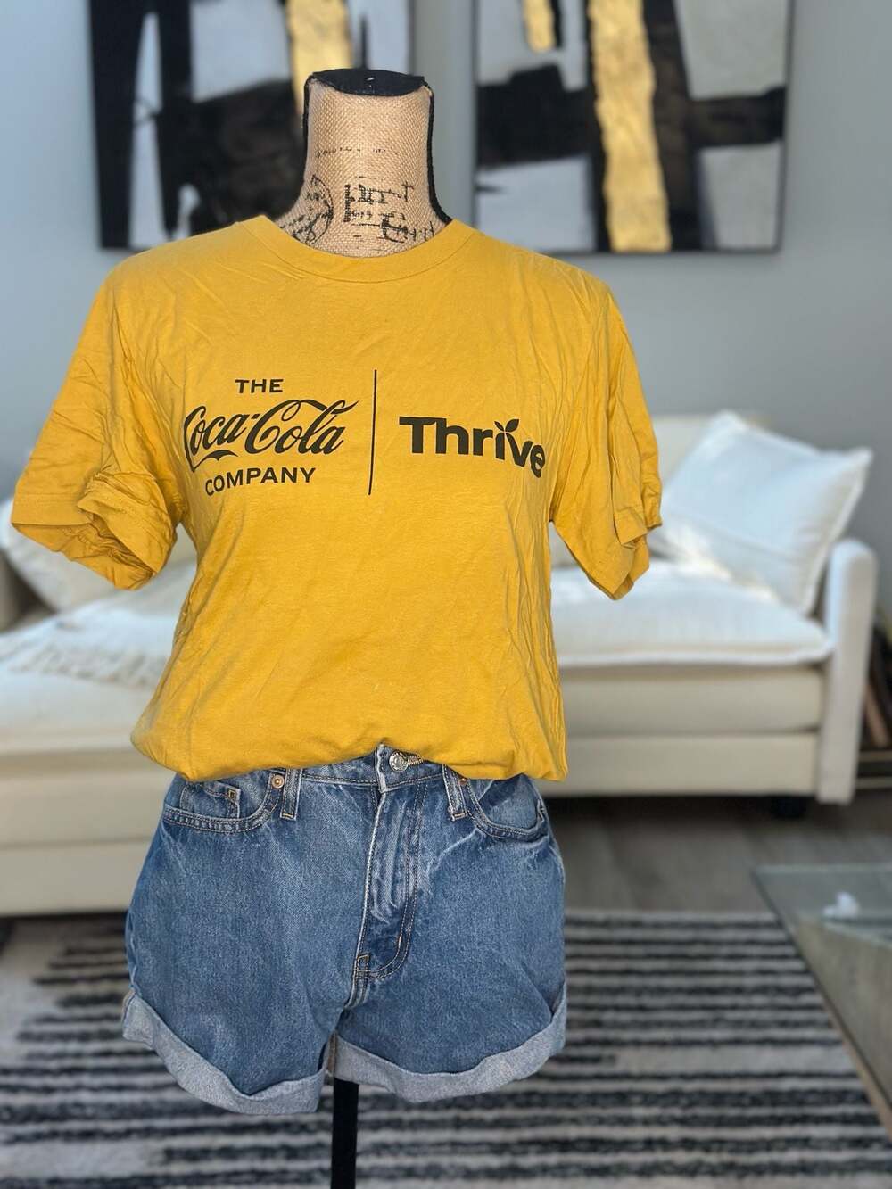 The Coca-Cola Company x Thrive Yellow Graphic T-Shirt